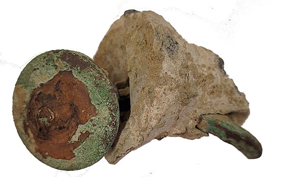 BULLET FIRED INTO TOMPION – CULP’S HILL – ROSENSTEEL COLLECTION