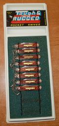 STORE DISPLAY OF VINTAGE GETTYSBURG SOUVENIR POCKET KNIVES