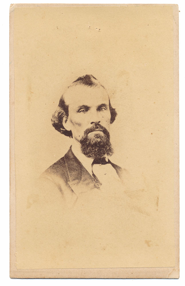 CDV OF CONFEDERATE GENERAL NATHAN BEDFORD FORREST