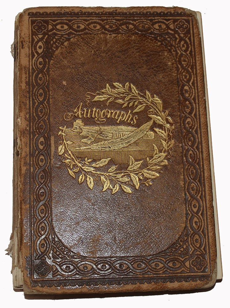 “AUTOGRAPH” ALBUM - INCLUDING SIGNATURE of MEDAL OF HONOR RECIPIENT  