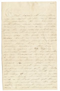 UNION CIVILIAN LETTER, W/COVER—ADDRESSED TO SERGT/GEORGE H. MUZZY, , “f” CO., 26 MASSACHUSETTS INFANTRY. (REFERs TO U.S. FREEDMAN’S BUREAU AND SLAVE CHILDREN FROM NEW ORLEANS)