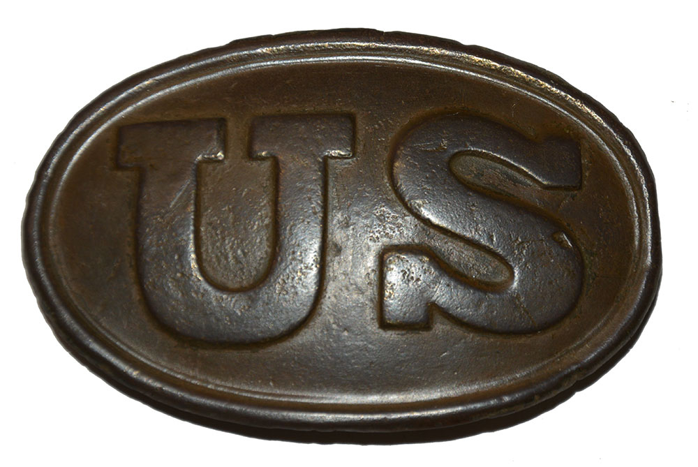 P1839 US BELT PLATE FROM THE ROSENSTEEL COLLECTION – WHEATFIELD RECOVERY AT GETTYSBURG!