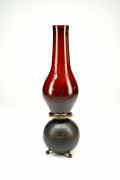 WOODWARD GETTYSBURG LAMP USING A CONFEDERATE 12-POUND SIDE-LOADING SPHERICAL CASE SHOT