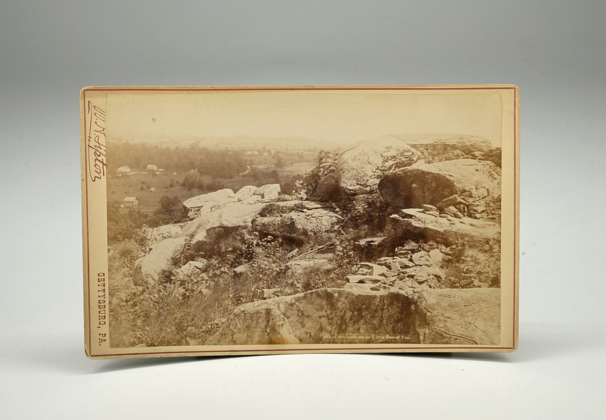 WILLIAM H. TIPTON VIEW #383: FORTIFICATIONS ON LITTLE ROUND TOP