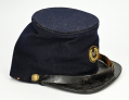 CIVIL WAR COMMERCIAL FORAGE CAP WITH MAINE BUTTONS AND ASSOCIATED INSIGNIA