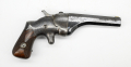CONNECTICUT ARMS AND MANUFACTURING CO. HAMMOND .44 RIMFIRE “BULLDOG” PISTOL, WITH WOOD GRIPS