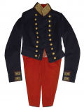 REGULATION MODEL 1833/34 US ARTILLERY DRESS COATEE, MEXICAN WAR WORN