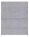 HANDWRITTEN COPY OF NEW YORK TIMES ARTICLE - DEATH OF 1ST LT. HENRY B. HIDDEN, 1ST NEW YORK CAVALRY 