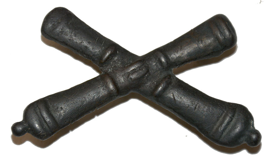 RARE FRENCH FIRST EMPIRE ARTILLERY BOX PLATE