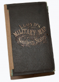 ID’D COPY OF LLOYD’S MAP OF THE SOUTH – COLONEL JOHN TOWERS, 8th GA INFANTRY – WOUNDED AT GETTYSBURG