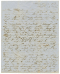 CONFEDERATE SOLDIER LETTER - FIRST LIEUT. WILLIAM C. CARRINGTON, 15TH VIRGINIA CAVALRY