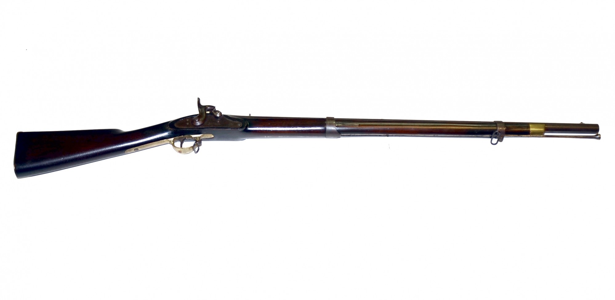 RARE ‘H. E. LEMAN’ PERCUSSION MILITIA RIFLE