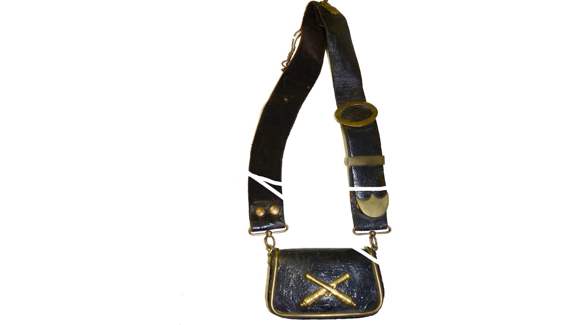 ARTILLERY OFFICERS POUCH BOX AND BELT