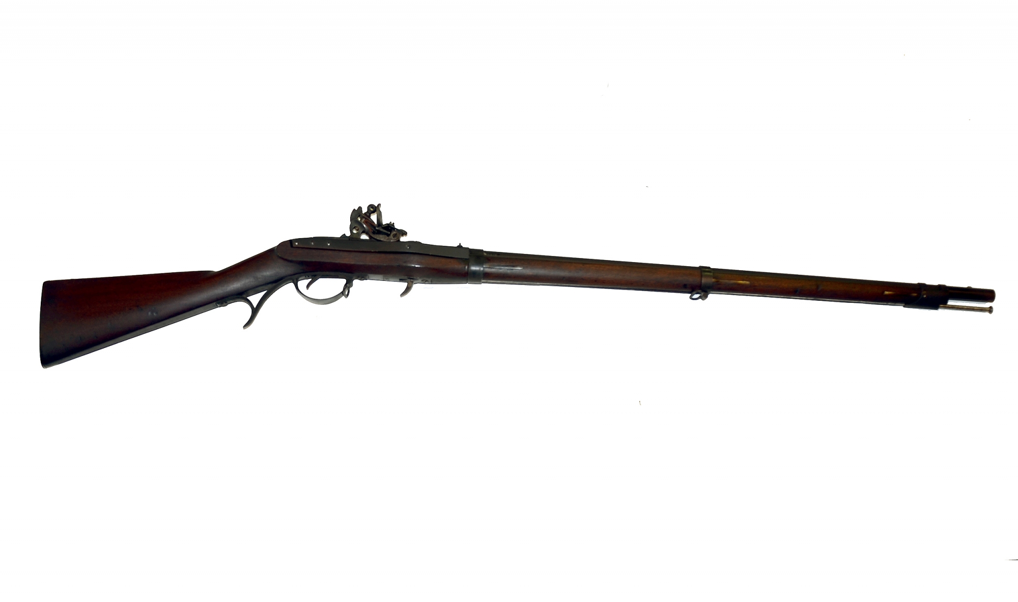 SIMEON NORTH CONTRACT M1819 FLINTLOCK HALL RIFLE