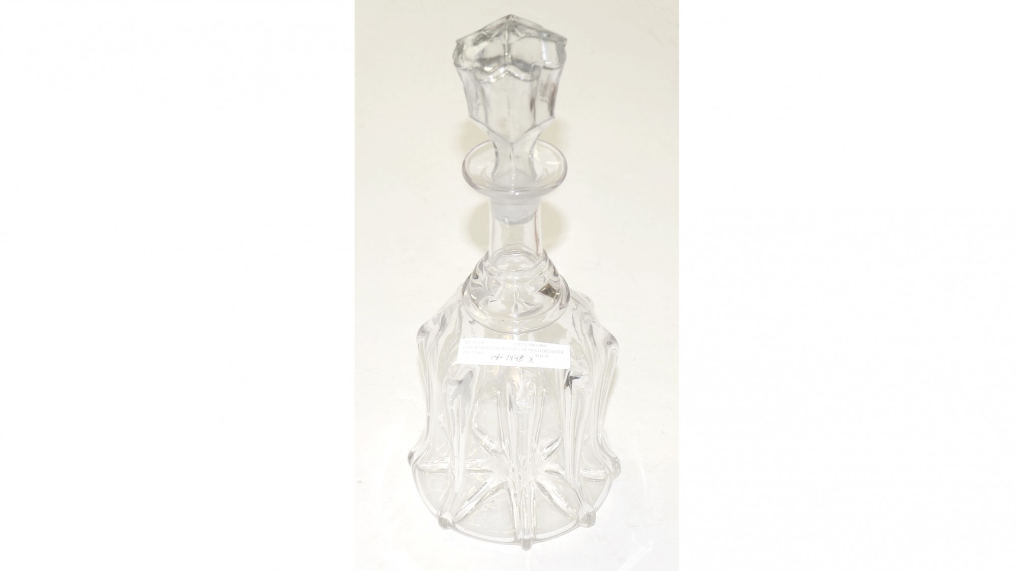 DECANTER, CIRCA 1840-1860