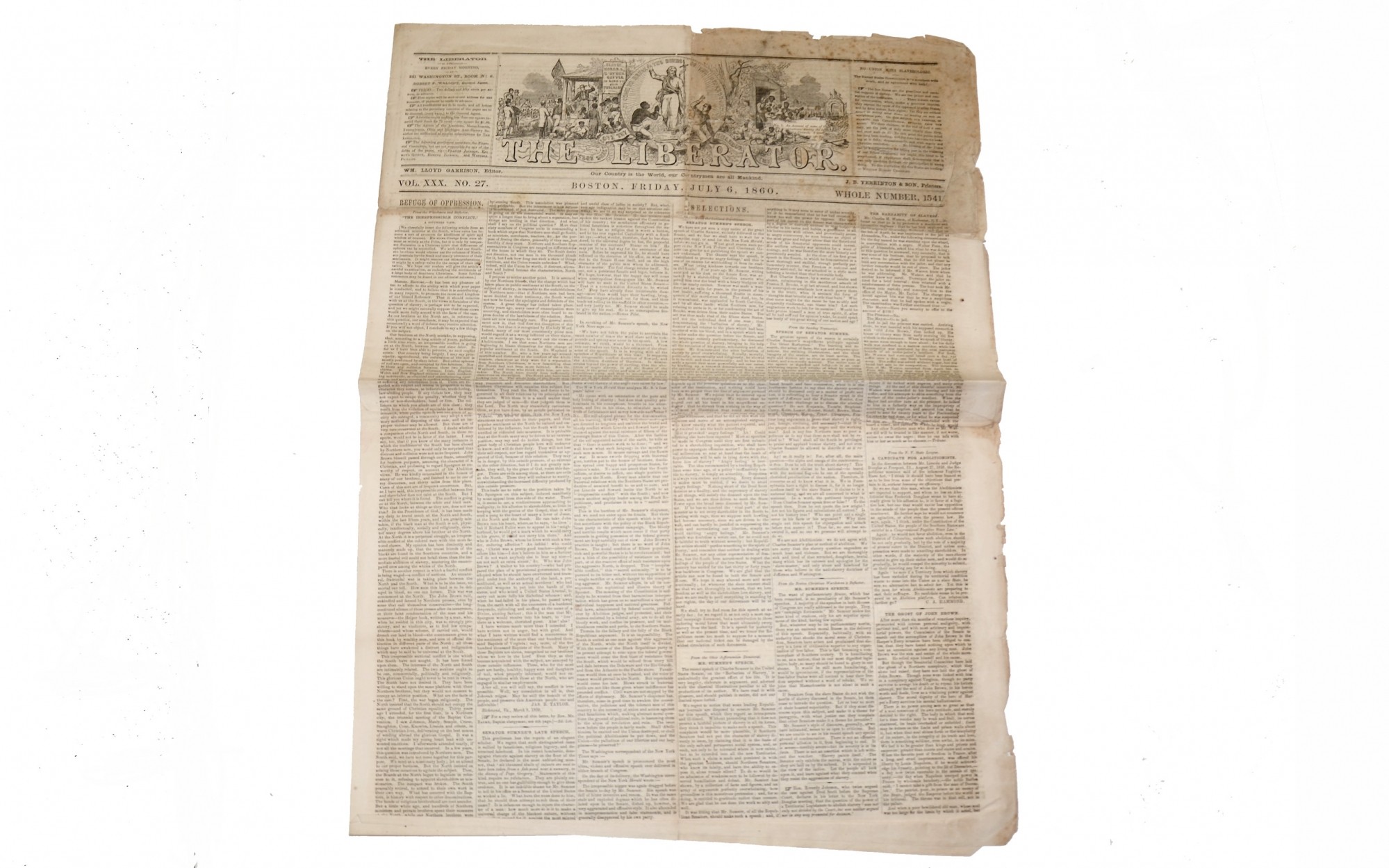 THE LIBERATOR -  JULY 6, 1860