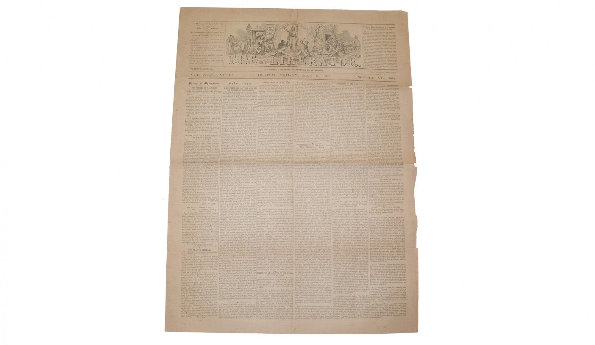 THE LIBERATOR - MAY 3, 1861