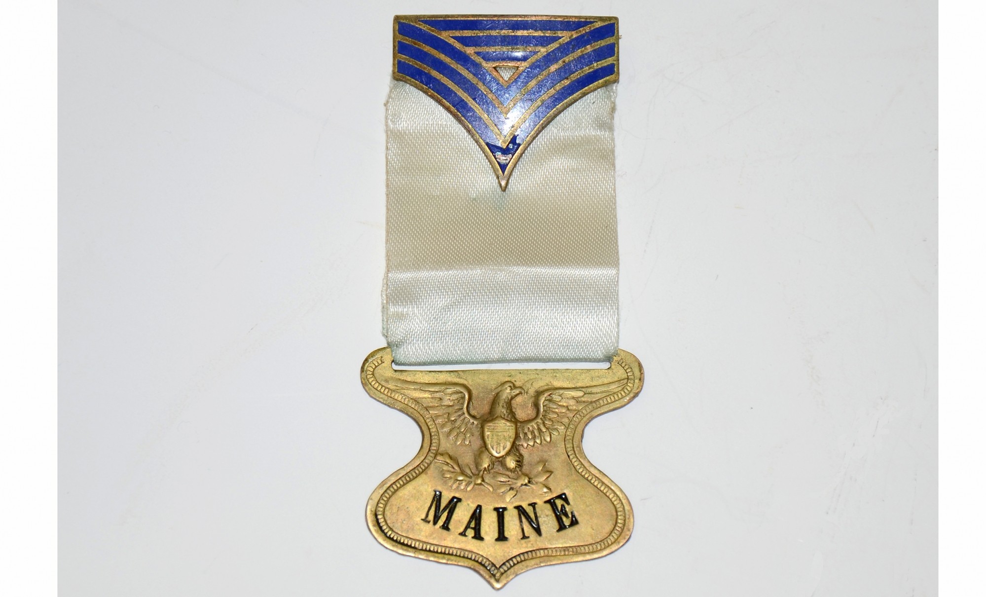 G.A.R. QUARTERMASTER RIBBON - STATE OF MAINE
