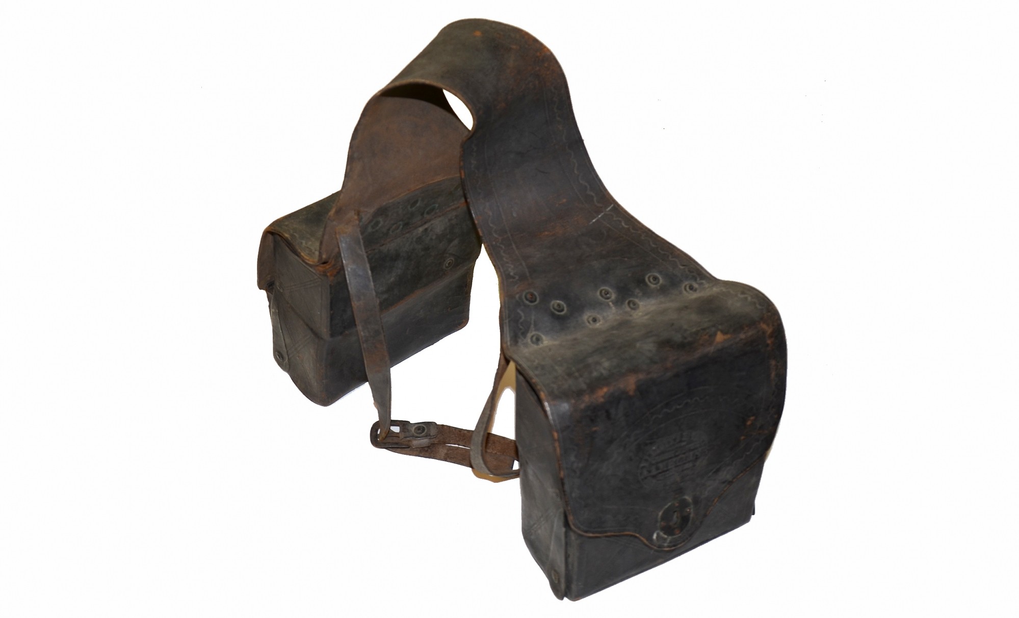 SET OF CIRCA 1870'S ORIGINAL MEDICAL SADDLEBAGS IN VERY GOOD CONDITION