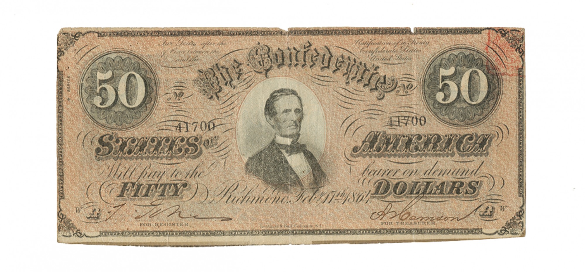 CSA T-66 $50 NOTE