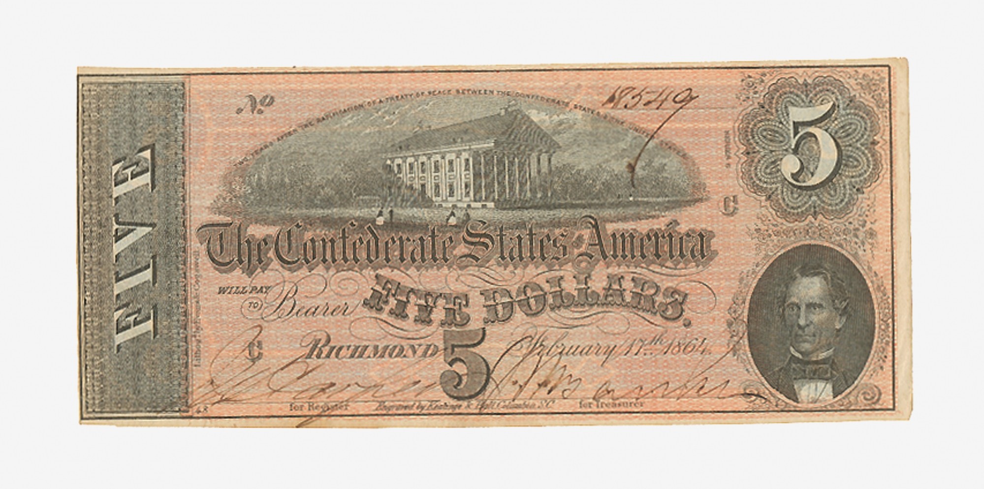 CSA T-60 $5 NOTE