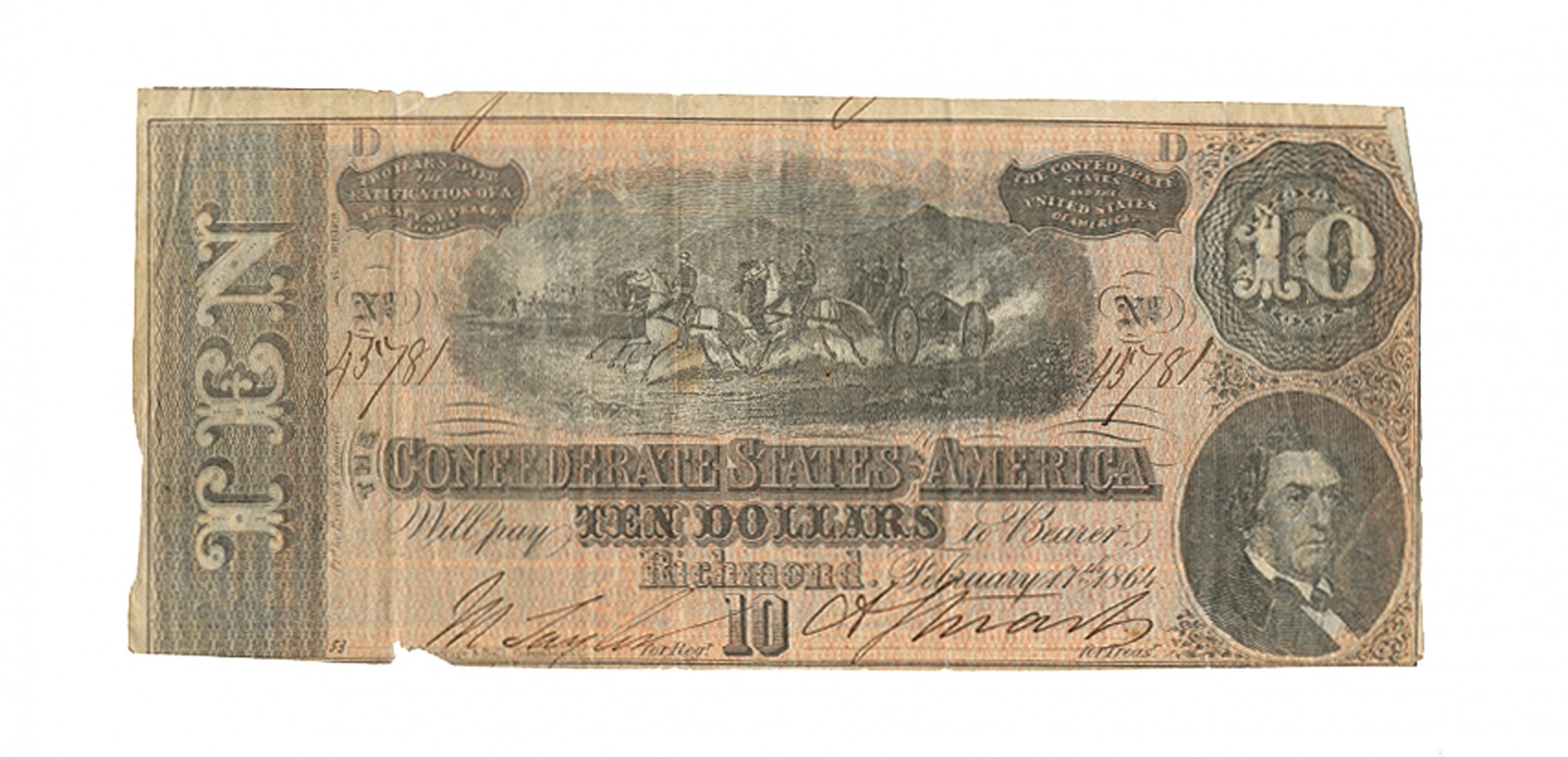 CSA T-68 $10 NOTE