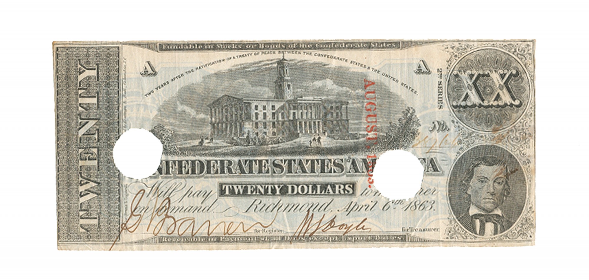 CS T-58 $20.00 NOTE