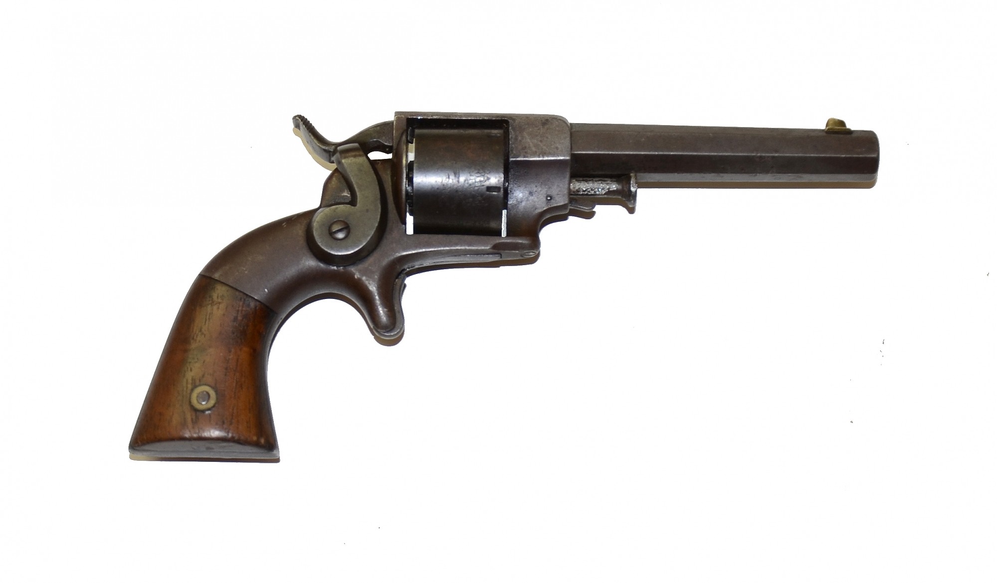 A SOLID, EARLY PRODUCTION .32 ALLEN & WHEELOCK SIDEHAMMER RIMFIRE REVOLVER