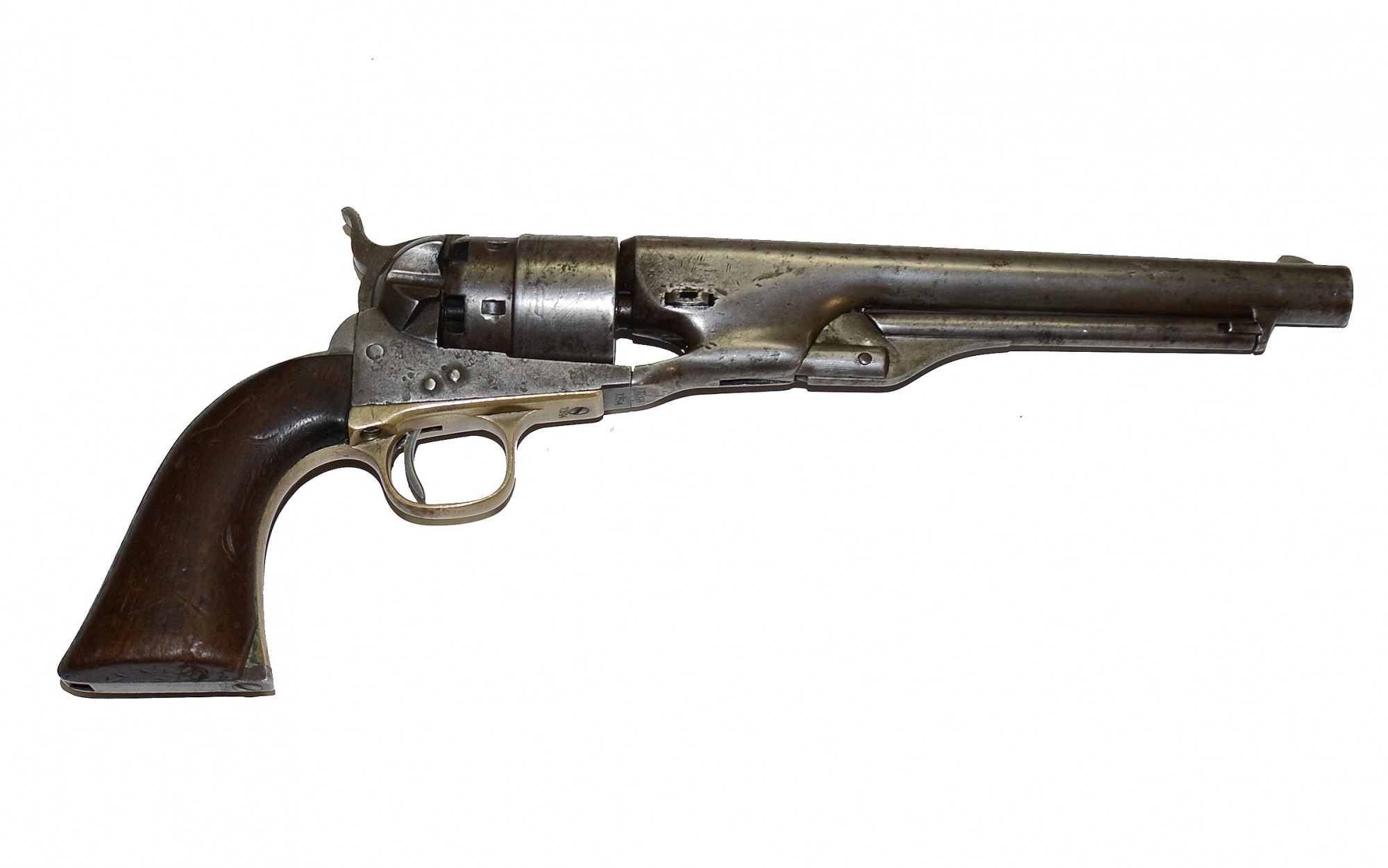 EARLY CIVIL WAR THREE-SCREW COLT MODEL 1860 ARMY REVOLVER