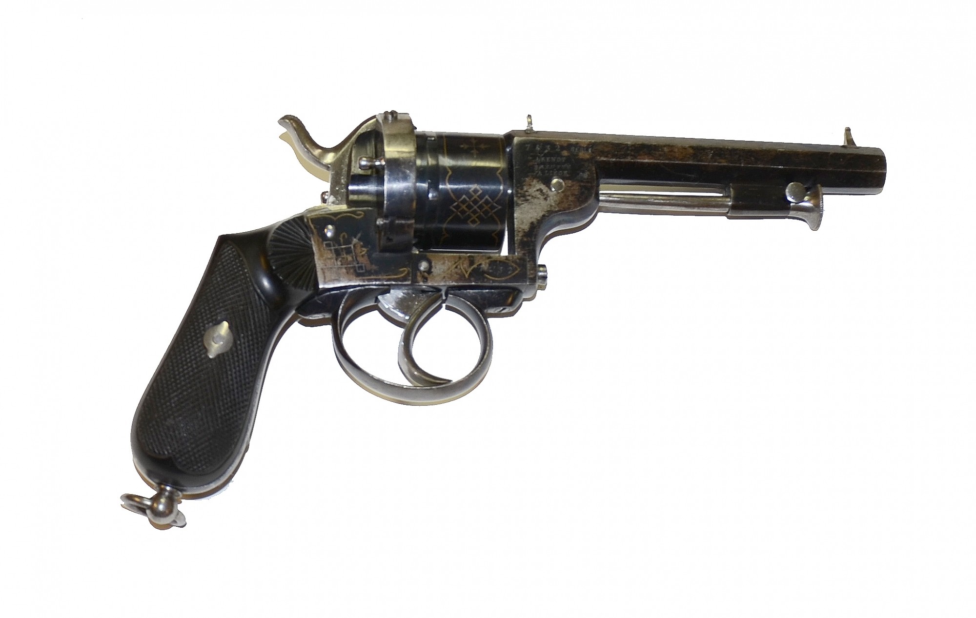 FRENCH PINFIRE REVOLVER