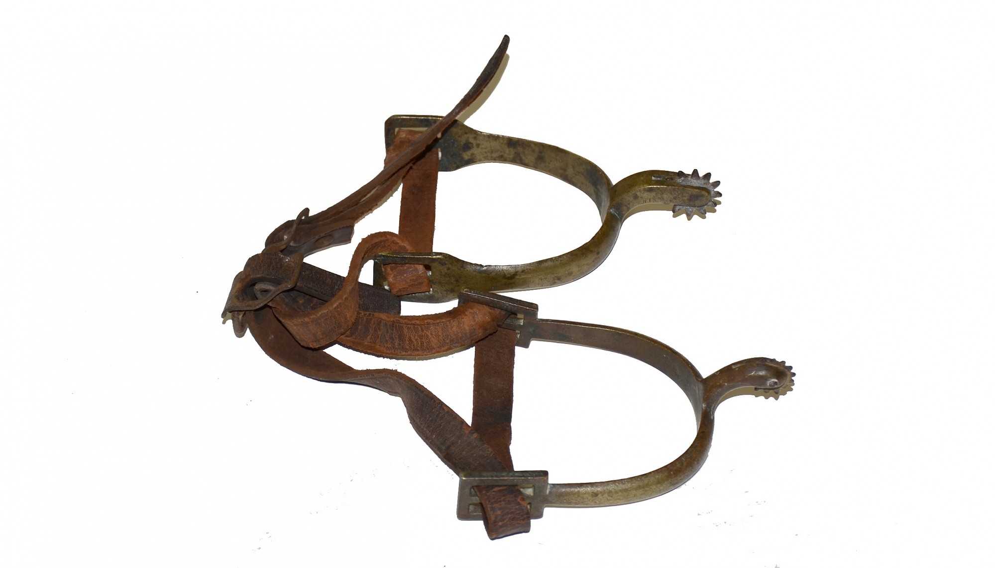 MISMATCHED PAIR OF CIVIL WAR SPURS