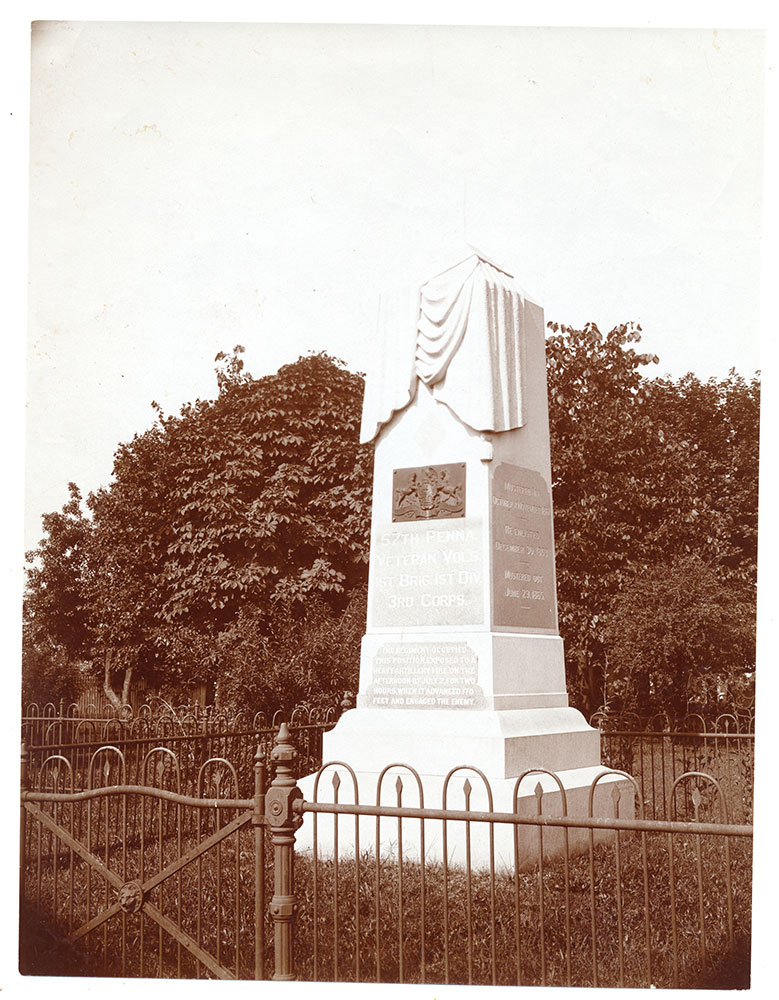 TIPTON GETTYSBURG PHOTO – 57th PENNSYLVANIA, SHERFY FARM