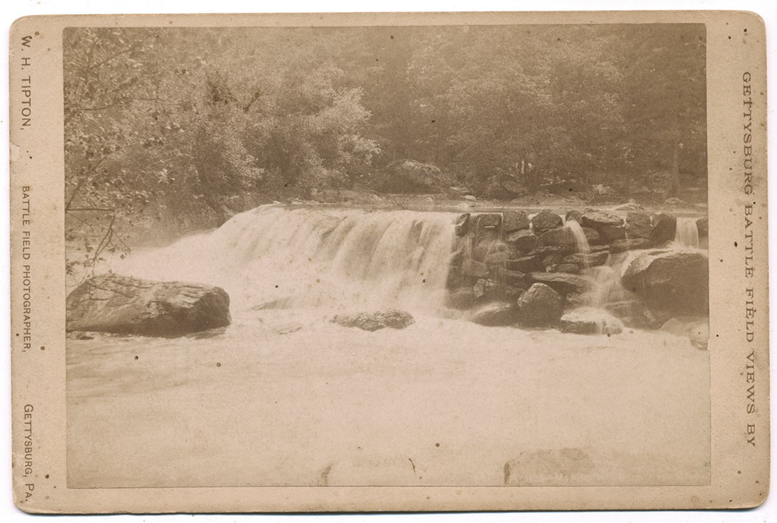 GETTYSBURG TIPTON CABINET CARD PHOTO – MCALLISTER’S DAM, ROCK CREEK 