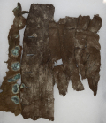 PIECE OF AN INDIAN WAR M1872 FATIGUE BLOUSE FROM FORT PEMBINA, ND