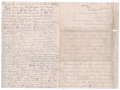 UNION SOLDIER LETTER - PRIVATE ALBERT A. TRESCOTT, BATTERY “E”, 1ST RHODE ISLAND LIGHT ARTILLERY