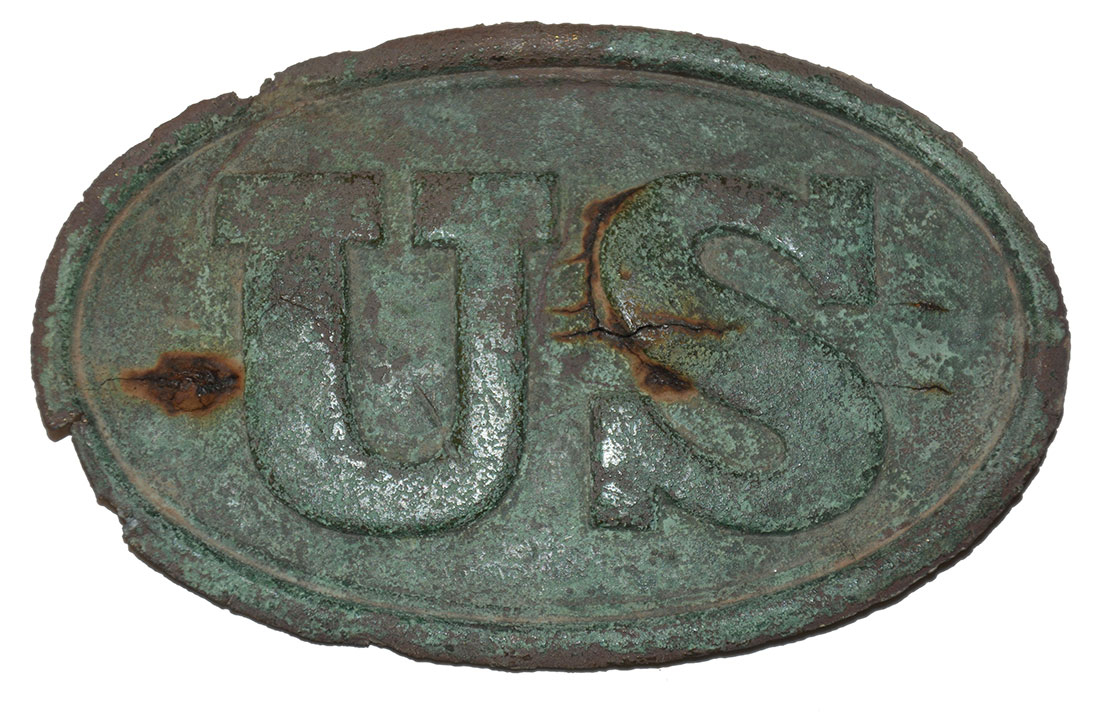 CARTRIDGE BOX PLATE FROM BARLOW’S KNOLL: FIRST DAY AT GETTYSBURG!