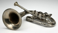 1862 OR EARLIER ROTARY VALVE E-FLAT CIRCULAR HELICON CORNET BY FIRTH POND & CO, NY 