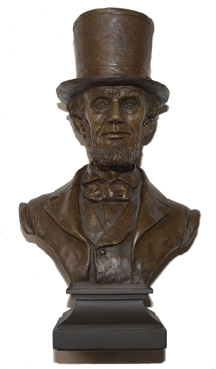 PRESIDENT ABRAHAM LINCOLN BUST BY RON TUNISON