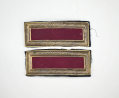 SMITH PATENT SECOND LIEUTENANT OF ARTILLERY SHOULDER STRAPS