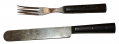 CIVIL WAR-ERA KNIFE AND FORK SET