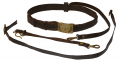 CIVIL WAR OFFICER’S SWORD BELT WITH BELT BUCKLE AND STRAPS