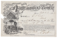 HARNDEN’S EXPRESS RECEIPT—2ND LIEUT. CHARLES HENRY RICHARDSON, CO. “A”, 26TH MASS. INFY.