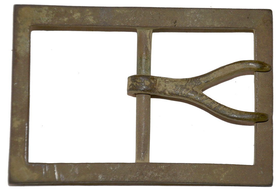  EXCELLENT CONDITION TENNESSEE RECOVERED CONFEDERATE WISHBONE FRAME BUCKLE
