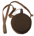 FINE CONFEDERATE CANTEEN COMPLETE WITH STOPPER, COVER, & STRAP