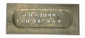 UNION SOLDIER’S STENCIL OF JAMES H. GIBBS, 97th NEW YORK: HE FUDGED HIS AGE GOING INTO THE ARMY AND HIS NAME AFTER GETTING OUT