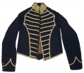 ID’D P1855 MOUNTED SERVICES MUSICIAN’S SHELL JACKET – WILLIAM OSWALD, 4th PENNSYLVANIA CAVALRY 