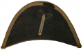 A WAR OF 1812 PERIOD OFFICER'S CHAPEAU DE BRAS