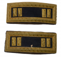 NICELY MARKED SMITH PATENT CAPTAIN OF STAFF SHOULDER STRAPS 