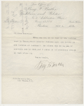 EXCELLENT GENERAL BUTLER SIGNED DOCUMENT – BUTLER LAW OFFICE STATIONERY, 1888