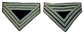SCARCE CIVIL WAR INFANTRY REGIMENTAL COMMISSARY SERGEANT CHEVRONS